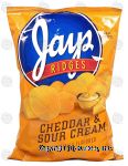 Jay's Ridges cheddar & sour cream flavored potato chips Center Front Picture