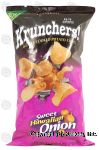 Krunchers!  sweet hawaiian onion flavor kettle cooked potato chips Center Front Picture