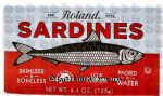 Roland  skinless & boneless sardines packed in water, low sodium Center Front Picture