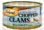 Roland  chopped clams in natural juice Center Front Picture