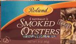 Roland  large smoked oysters Center Front Picture