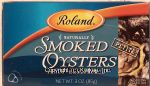 Roland  naturally smoked oysters, petite, fancy, handpacked Center Front Picture