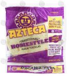 Azteca home style flour tortillas, taco size Center Front Picture