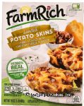 Farm Rich  loaded potato skins stuffed with cheddar cheese and bacon Center Front Picture