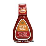 Ken's Steak House Dressing Country French w/Vermont Honey Center Front Picture