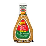 Ken's Steak House Dressing Lite Northern Italian w/Basil & Romano Center Front Picture