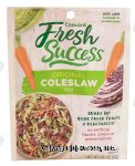 Concord Foods Fresh Success original coleslaw mix, just add cabbage & mayonnaise Center Front Picture