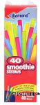 Diamond  40 smoothie straws Center Front Picture