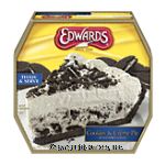 Edwards  cookies & creme pie in a cookie crust, thaw & serve Center Front Picture