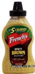 French's  bold 'n spicy brown mustard Center Front Picture