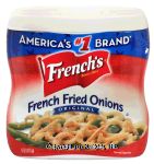 French's Onions original french fried onions Center Front Picture