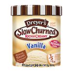 Edy's Slow Churned Vanilla Light Ice Cream Center Front Picture