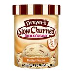 Edy's Slow Churned Butter Pecan Light Ice Cream Center Front Picture