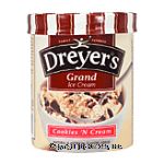 Dreyer's/Edy's Grand Ice Cream Cookies 'n Cream Center Front Picture