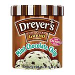 Dreyer's/Edy's Grand Ice Cream Mint Chocolate Chips Center Front Picture