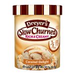 Edy's Slow Churned Caramel Delight Light Ice Cream Center Front Picture