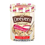 Edy's Grand Light unbelievably rich & creamy cookie dough ice cream Center Front Picture