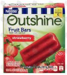 Nestle Outshine strawberry fruit ice bars, made with real fruit, 6 bars Center Front Picture