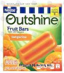 Nestle Outshine tangerine fruit ice bars, made with fruit juice, 6 bars Center Front Picture