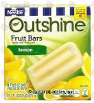 Nestle Outshine lemon fruit ice bars, made with fruit juice, 6 bars Center Front Picture