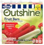 Nestle Outshine fruit bars; strawberry, raspberry, lime, made with real fruit or fruit juice, 12 count Center Front Picture