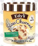 Edy's Slow Churned peanut butter cup light ice cream Center Front Picture