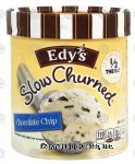 Edy's Slow Churned chocolate chip light ice cream Center Front Picture