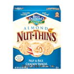 Blue Diamond Nut-Thins almond, nut & rice cracker snacks, wheat & gluten free Center Front Picture