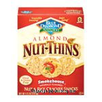 Blue Diamond Nut-Thins almond, nut & rice crackers, smokehouse, wheat & gluten free Center Front Picture