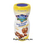 Blue Diamond Natural honey oven roasted almonds Center Front Picture