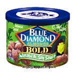 Blue Diamond Almonds bold wasabi & soy sauce Center Front Picture