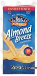 Blue Diamond Almond Breeze unsweetened almond milk, vanilla flavored, soy free, lactose free Center Front Picture