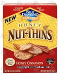 Blue Diamond  honey cinnamon cracker snacks, wheat & gluten free Center Front Picture