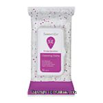 Summer's Eve Simply Sensitive feminine cleansing cloths for sensitive skin, flushable cloths Center Front Picture