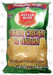 Better Made Special sour cream & onion flavored potato chips Center Front Picture