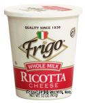 Frigo Cheese Ricotta Whole Milk Center Front Picture