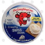 The Laughing Cow  original creamy swiss spreadable cheese wedges, 8 ct Center Front Picture