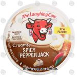 The Laughing Cow  creamy spicy pepperjack spreadable cheese wedges, 8 ct Center Front Picture