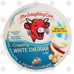 The Laughing Cow  creamy white cheddar spreadable cheese wedges, 8 ct Center Front Picture