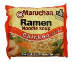 Maruchan Ramen Noodle Soup Chicken Flavor Center Front Picture