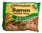 Maruchan  ramen noodle soup hot chili flavor add to boiling water Center Front Picture