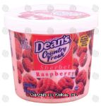 Dean's Country Fresh raspberry sherbet Center Front Picture