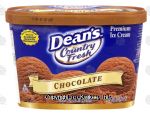 Dean's Country Fresh chocolate flavored ice cream Center Front Picture