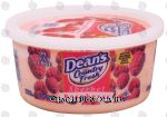 Dean's Country Fresh raspberry sherbet Center Front Picture