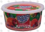 Dean's Country Fresh rainbow sherbet; orange, lime and raspberry Center Front Picture