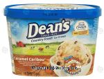 Dean's Country Fresh caramel caribou; toffee flavored ice cream with caramel cups Center Front Picture