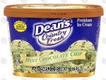 Dean's Country Fresh mint chocolate chip ice cream Center Front Picture