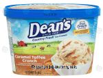 Dean's Country Fresh caramel toffee crunch ice cream Center Front Picture