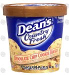 Dean's Country Fresh chocolate chip cookie dough ice cream Center Front Picture