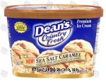 Dean's Country Fresh sea salt caramel ice cream Center Front Picture